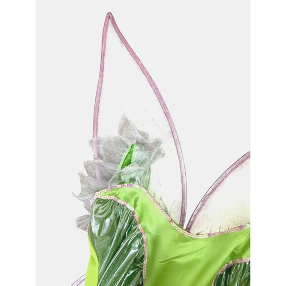 Halloween Tinkerbell Fairy Costume Shoes Wand Peter Pan Fly Soar Trick or Treat - Picture 9 of 16